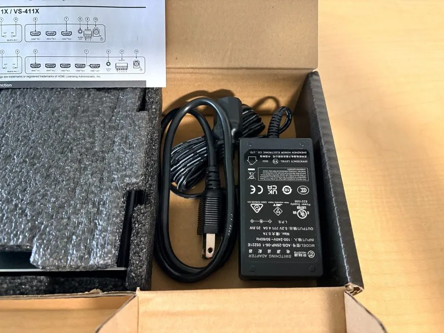Видеокоммутатор Kramer VS-411X 4x1 4K HDR HDMI Auto Switcher — фото лота 2
