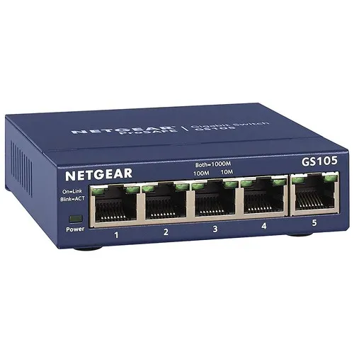 Коммутатор NETGEAR ProSafe GS105 Desktop Switch 5-Port Gigabit GS105NA