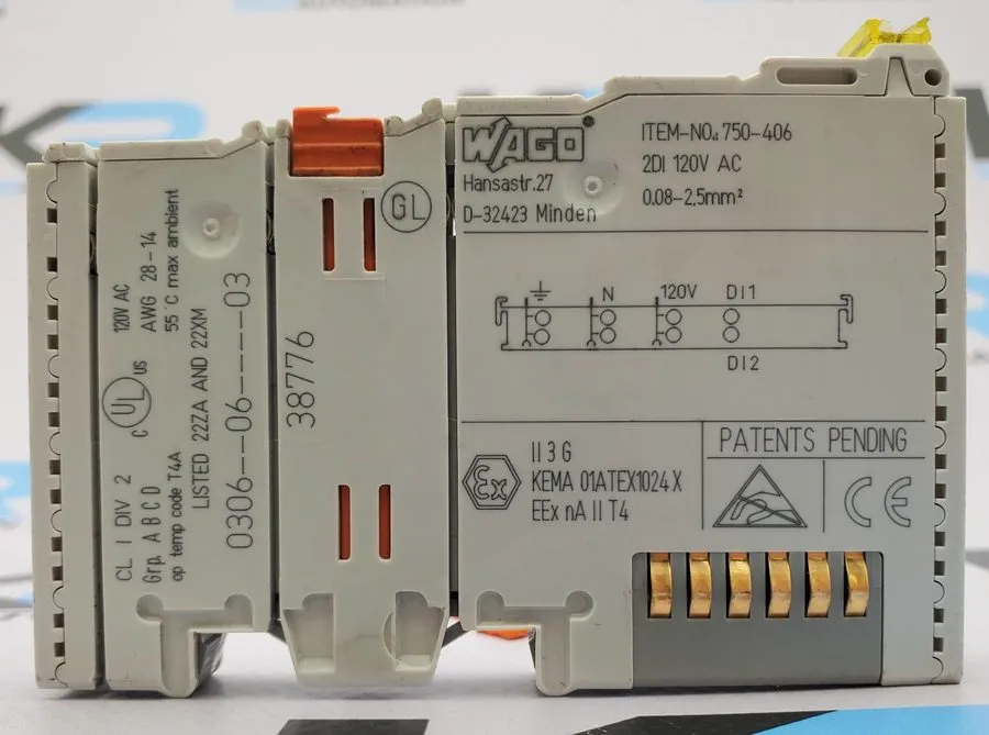 ПЛК WAGO 750-406 2D1 120VAC PLC MODULE