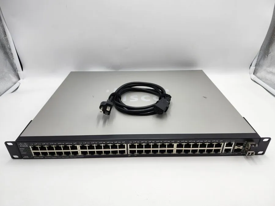 Коммутатор CISCO SG500-52P-K9 V04 52-Port Gigabit PoE Stackable Manage Switch