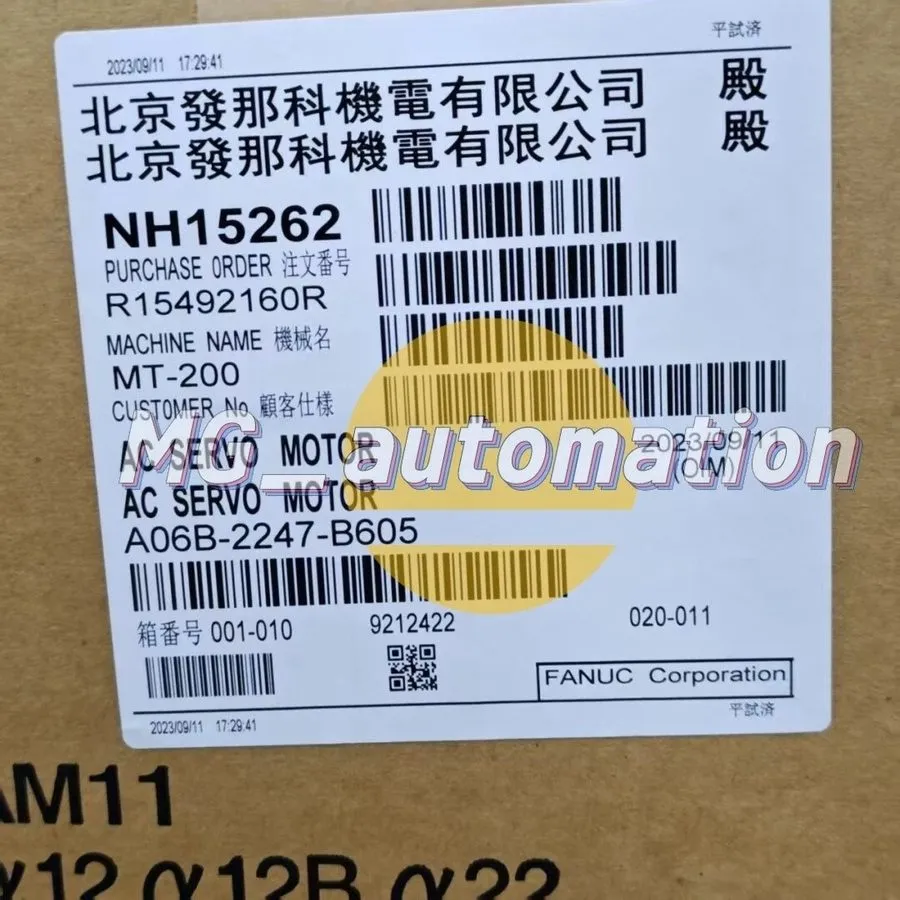 Серводвигатель FANUC AC SERVO MOTOR A06B-2247-B605 aiF 22/3000-B YEAR 2017