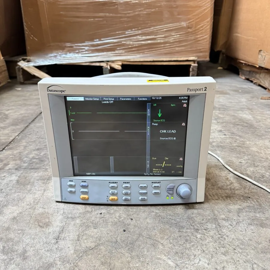Электрокардиограф Datascope Passport2 Patient Monitor 0998-00-0170-0014A ECG SpO — фото лота 1
