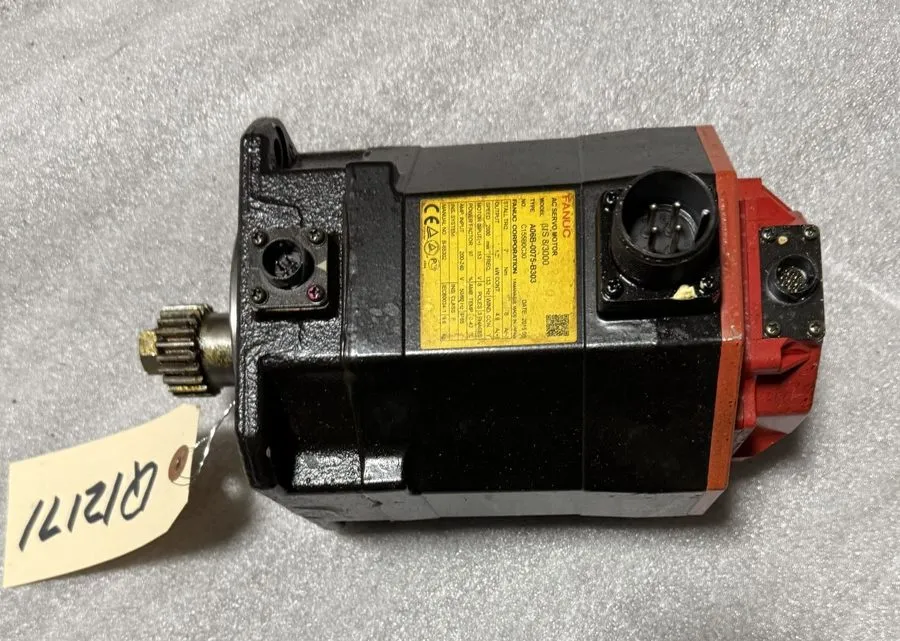 Серводвигатель Fanuc A06B-0075-B303 AC Servo Motor 1.2kw 153V 2000rpm — фото лота 1