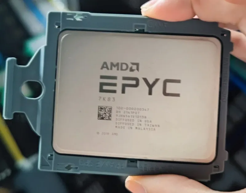 Процессор AMD EPYC 7K83 CPU 7763 2.45GHz 64 core 280W SP3 processor Unlocked edi