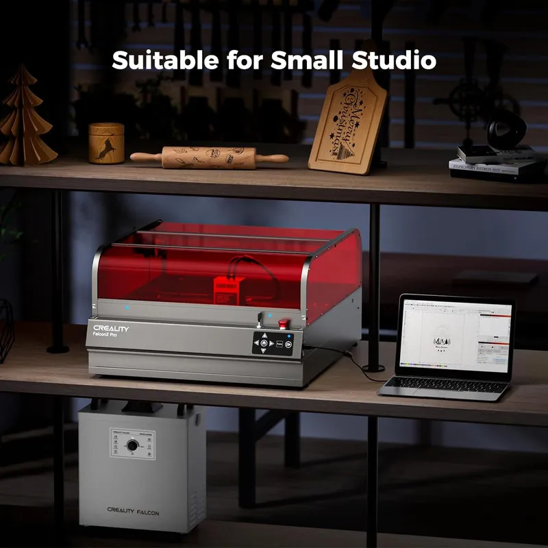 Лазерный гравёр Creality Falcon2 Pro S 22W Laser Engraver, 120000mW Desktop Diod