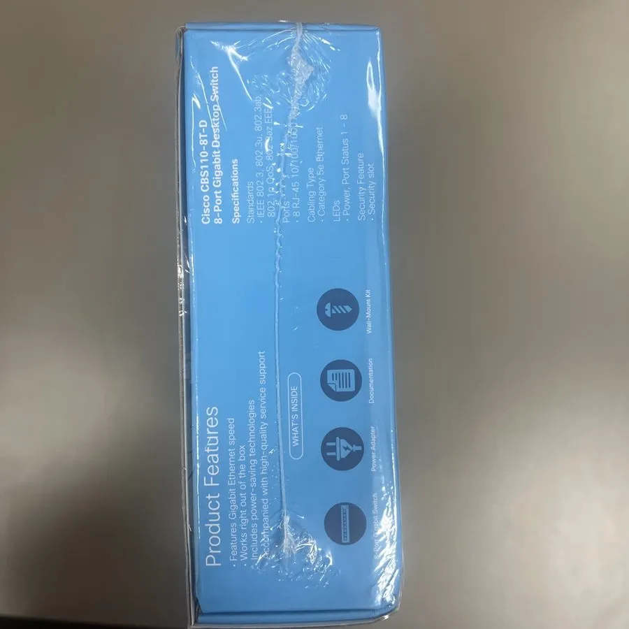 Коммутатор Cisco Business CBS110-8T-D Unmanaged Switch, 8 Port GE, Desktop