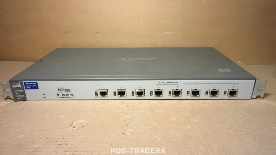 Коммутатор HP J4898A 2708 PROCURVE 10/100/1000 8-PORT AUTO-MDIX 1U SWITCH