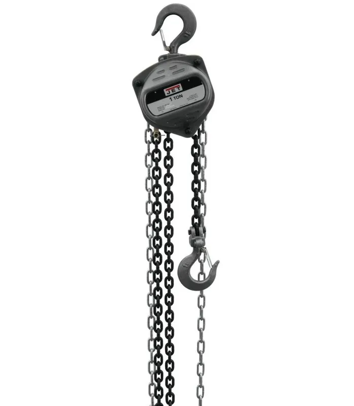 Таль JET 1-Ton Hand Chain Hoist, 10' Lift (Model S90-100-10), Gray — фото лота 1