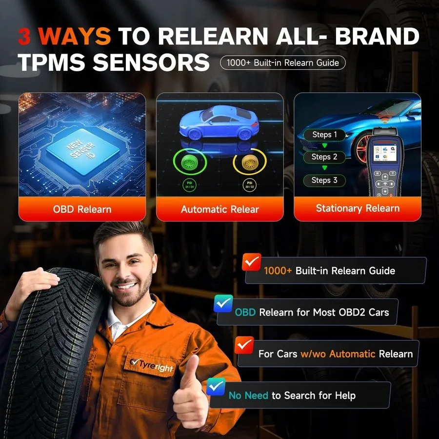 Датчик давления Autel MaxiTPMS TS501 Auto Diagnostic Tool Scanner Program Tire P — фото лота 2
