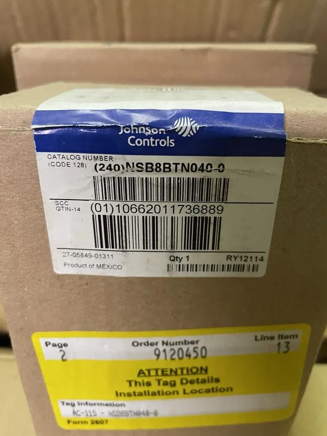 Датчик Johnson Controls NSB8BTN040-0 NS Series Network Sensor, Temperature Only