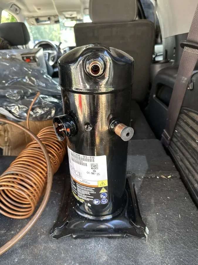 Компрессор Copeland ZS15KAE-PFV-818 Scroll Compressor 208/230v1ph 15000Btu with  — фото лота 1