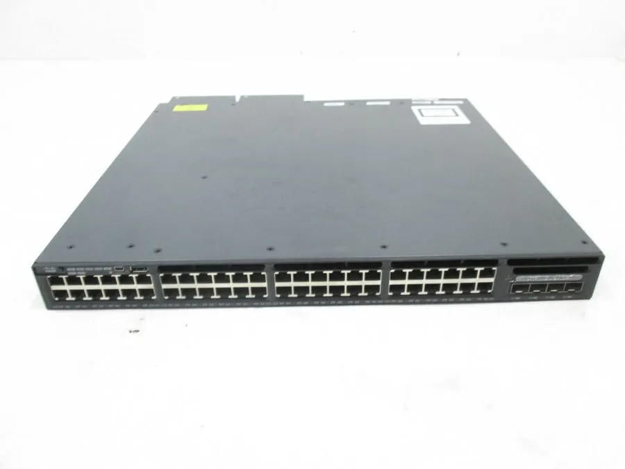 Коммутатор Cisco WS-C3650-48FS-E 48-Port GE PoE+ 4x 1G Uplinks Switch