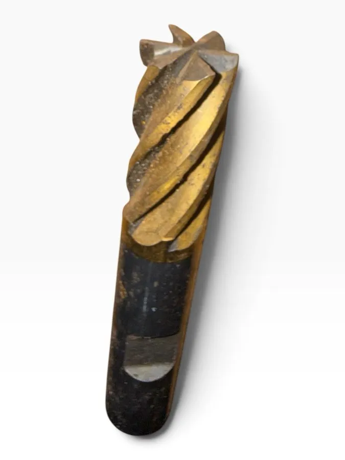 Режущий инструмент BBC4279 1/2” TiN 4-Flute End Mill W/F-Q USA Machinist Milling — фото лота 1