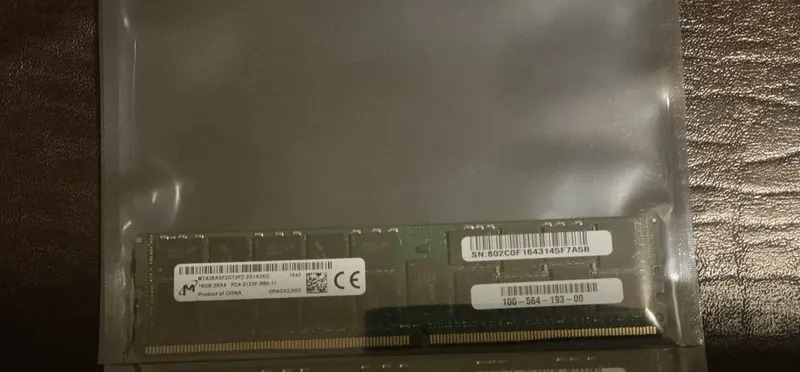 Модуль памяти MICRON 16GB RAM DDR4-2133 RDIMM MTA36ASF2G72PZ-2G1A2KG