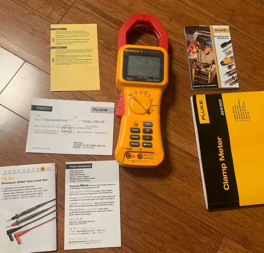 Тестер Fluke 355 True-rms 2000A Clamp Meter high-current F355CN