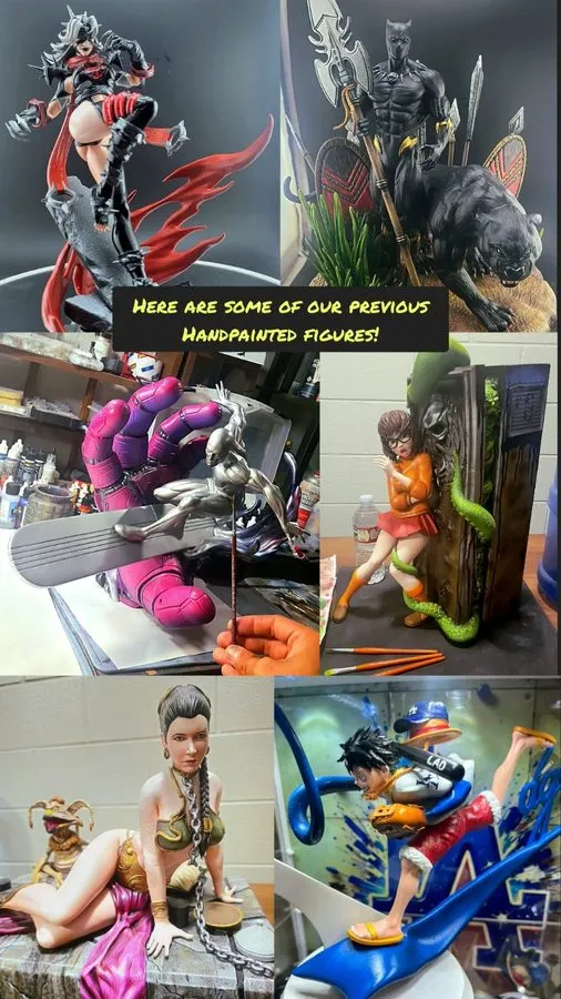 Лабораторный прибор Savage Rogue Sexy NSFW Xmen V9! 3DPrinted 16k Res! HandPaint — фото лота 1