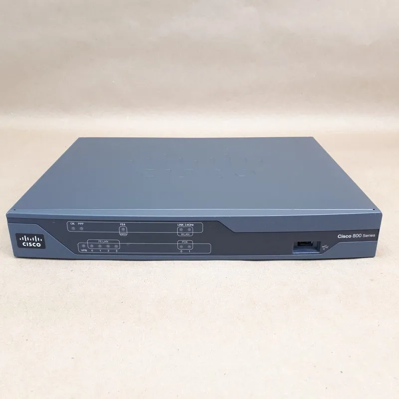 Маршрутизатор CISCO 800 SERIES 881-K9 V01 4-PORT INTEGRATED SERVICES ROUTER (R6S — фото лота 3