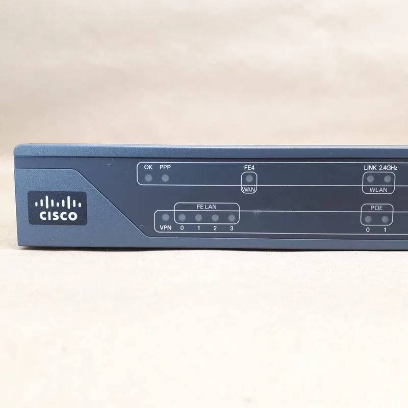 Маршрутизатор CISCO 800 SERIES 881-K9 V01 4-PORT INTEGRATED SERVICES ROUTER (R6S — фото лота 4