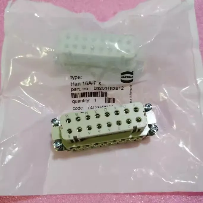 Разъём HARTING Connector 09200162812 HAN-16A-F-s