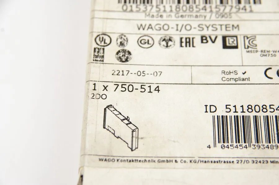 ПЛК WAGO 750-514 2DO 125VAC PLC MODULE