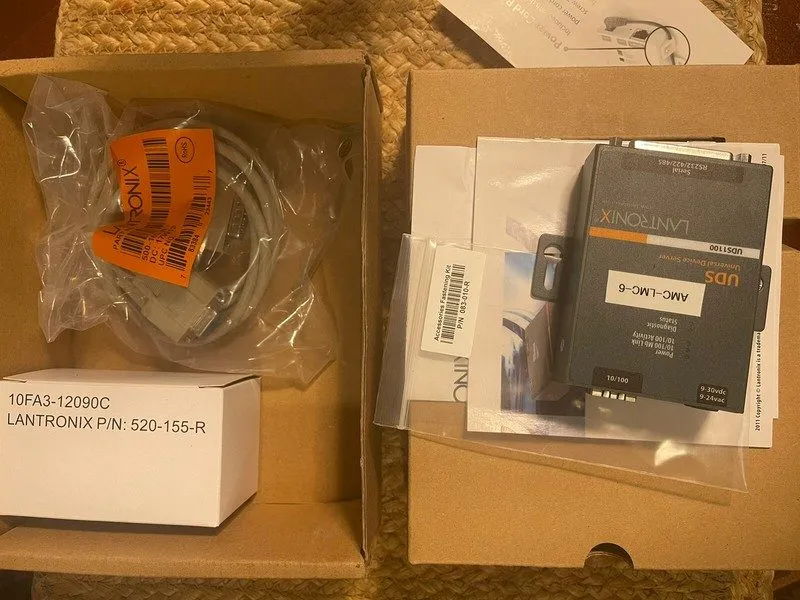 IIoT-устройство Lantronix UDS1100 Universal POE Serial Device Server Ethernet RS