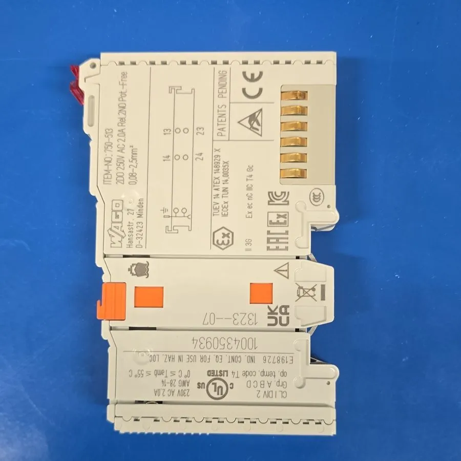 Модуль ввода-вывода Wago 750-513 2NO Output Module Relay 250VAC 2.0A