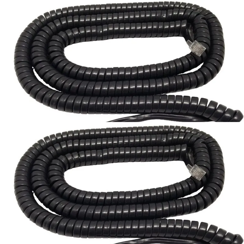 IP-телефон Cisco 9 Foot Handset Receiver Curly Cord 7800 8800 IP Phone Gray (2-P