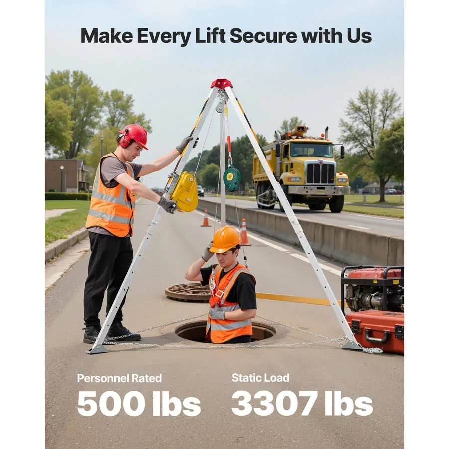 Оборудование видеонаблюдения Uimoso Confined Space Tripod Kit with 2600 lbs Winc — фото лота 1
