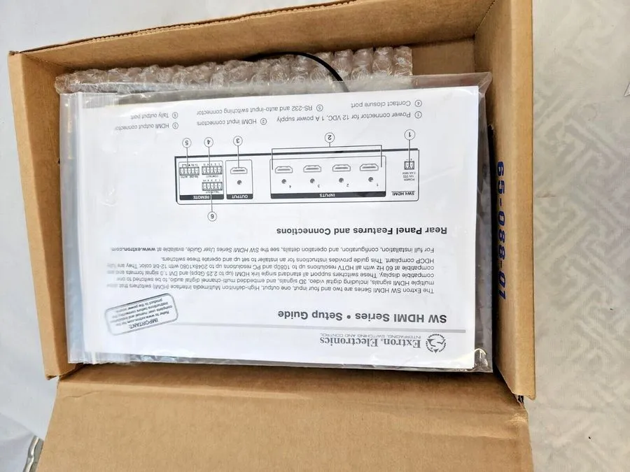 Видеокоммутатор Extron SW2 HDMI WITH EDID Minder, Two-Input HDMI Switcher 60-841