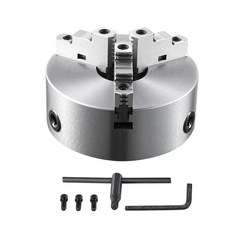 Режущий инструмент 3-Jaw Lathe Chuck 10'' Self-Centering Lathe Chuck 0.24-9.84 I