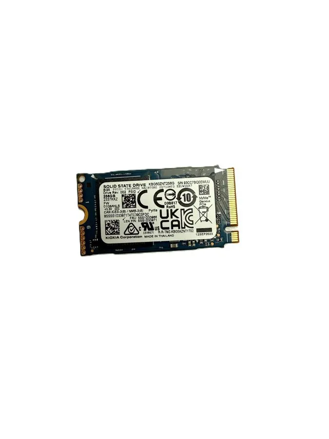 SSD-накопитель Kioxia 256GB SSD M.2 2242 PCIe NVMe Gen4 KBG50ZNT256G