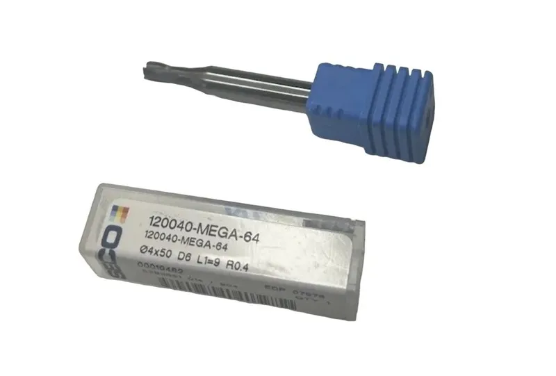Режущий инструмент Seco 32962 Carbide Corner Radius End Mill 4mm 3FL MEGA-64 0.5 — фото лота 1
