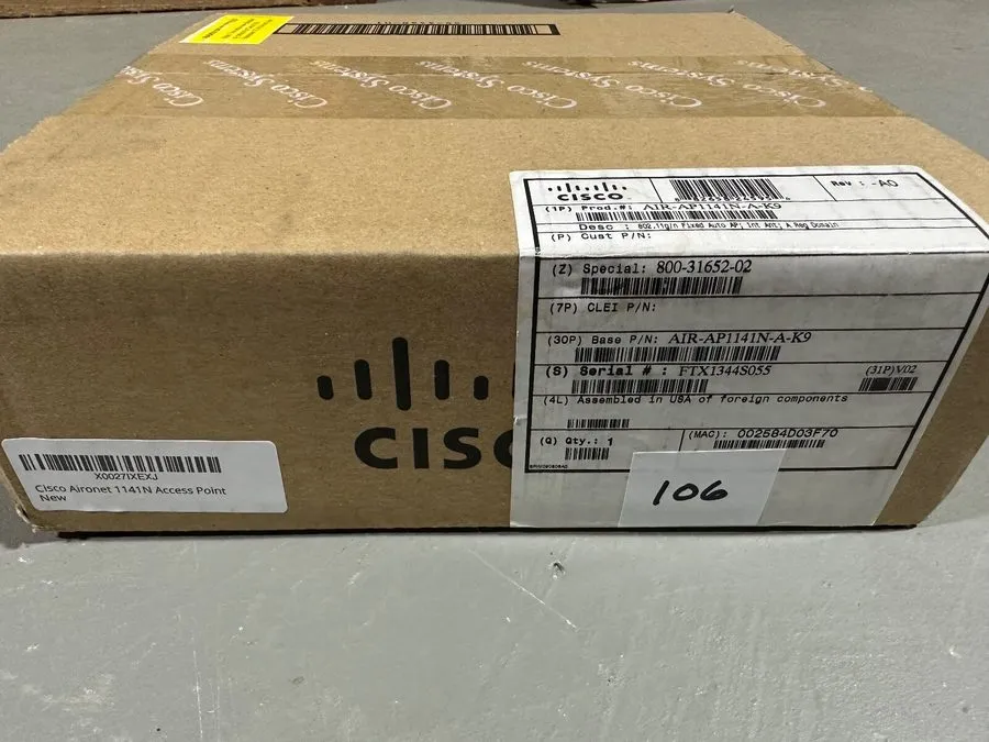 Точка доступа CISCO 1141 Wireless Access Point AIR-AP1141N-A-K9 AP