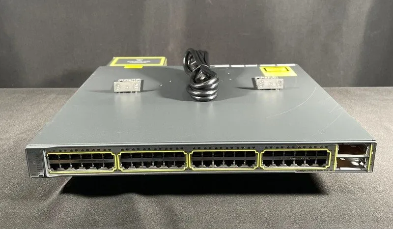 Коммутатор Cisco WS-C3750E-48PD-EF 48 Port Gigabit PoE Ethernet Switch