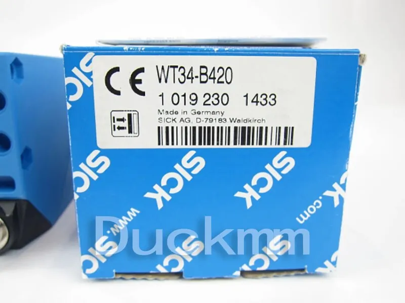Фотоэлектрический датчик Sick WT34-B420 Photoelectric Sensor 1019230
