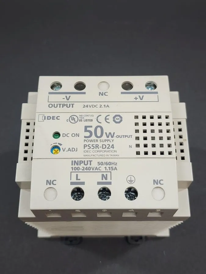 Блок питания IDEC PS5R-D24 24VDC 2.1A 50W DIN Rail Switching Power Supply
