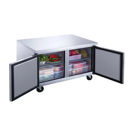 Холодильный шкаф Dukers DUC60R 2-Door Undercounter Commercial Refrigerator in St