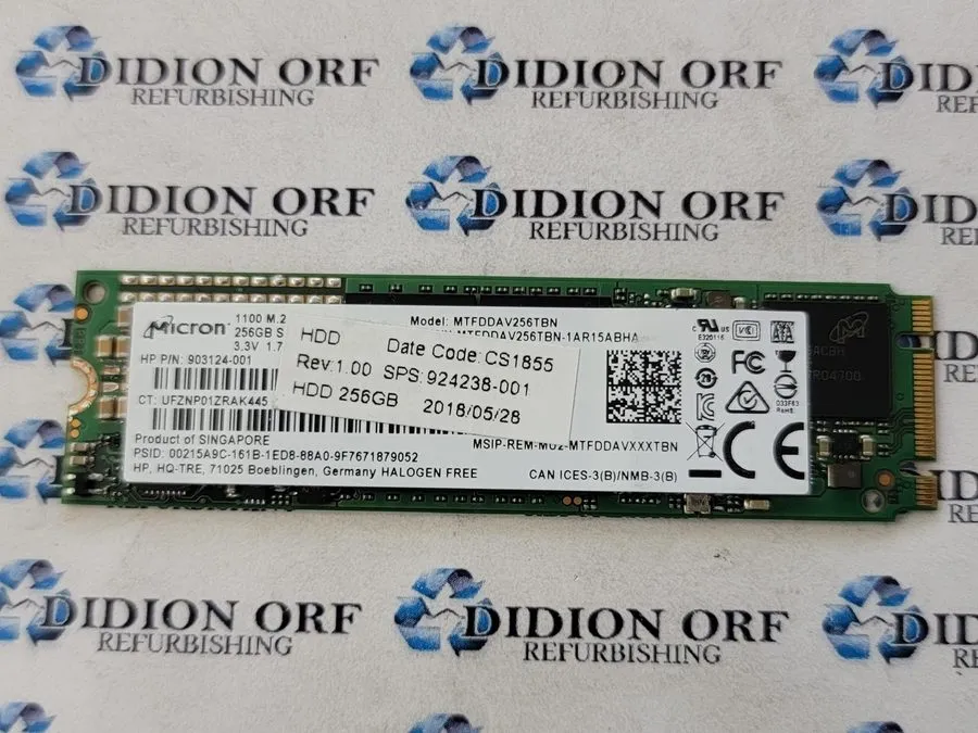 SSD-накопитель Micron 256GB M.2 SSD MTFDDAV256TBN-1AR15ABHA