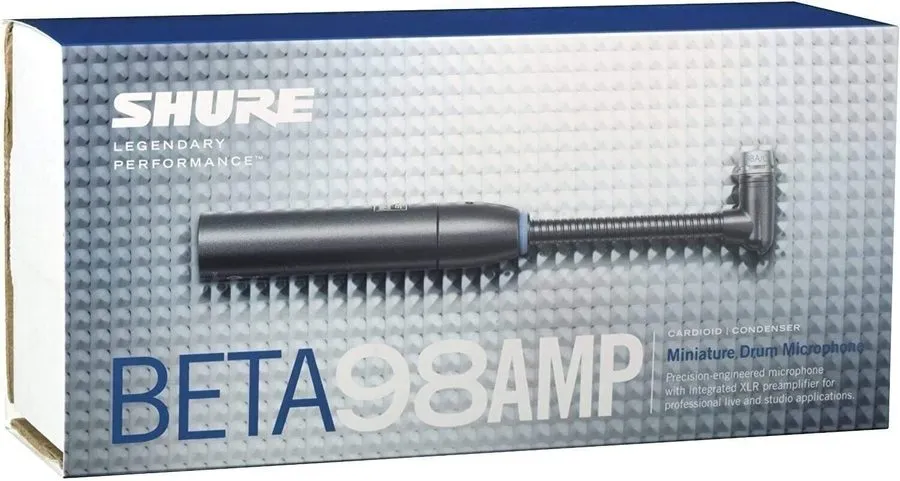 Микрофон Shure BETA 98AMP/C Miniature Cardioid Condenser Drum Microphone