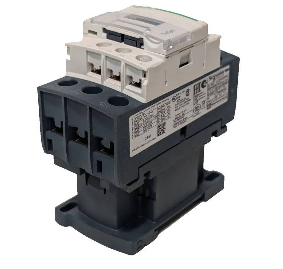 Контактор Schneider Electric LC1D25G7 TeSys D LC1D25 25A 3-Pole Contactor 120V A