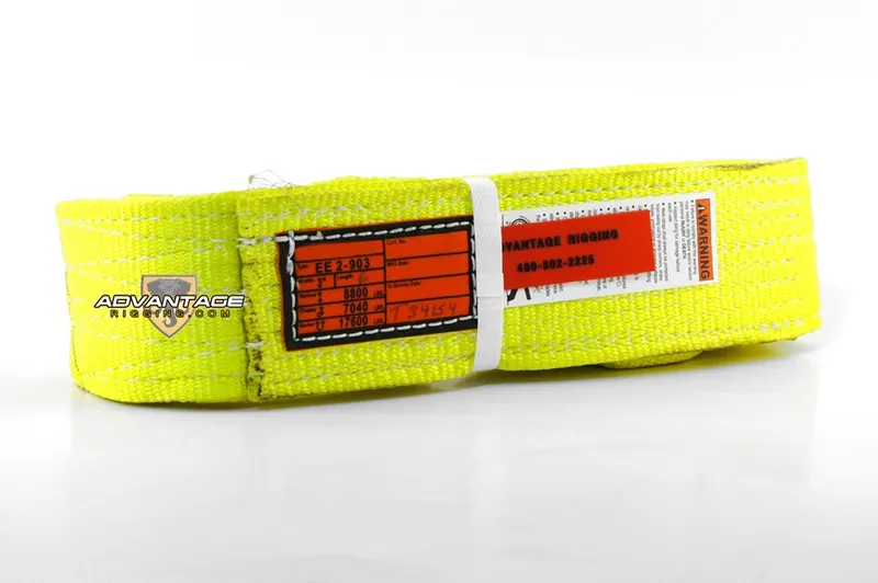 Строп EE2-903 X10FT Nylon Lifting Sling Strap 3 Inch 2 Ply 10 Foot USA Package o