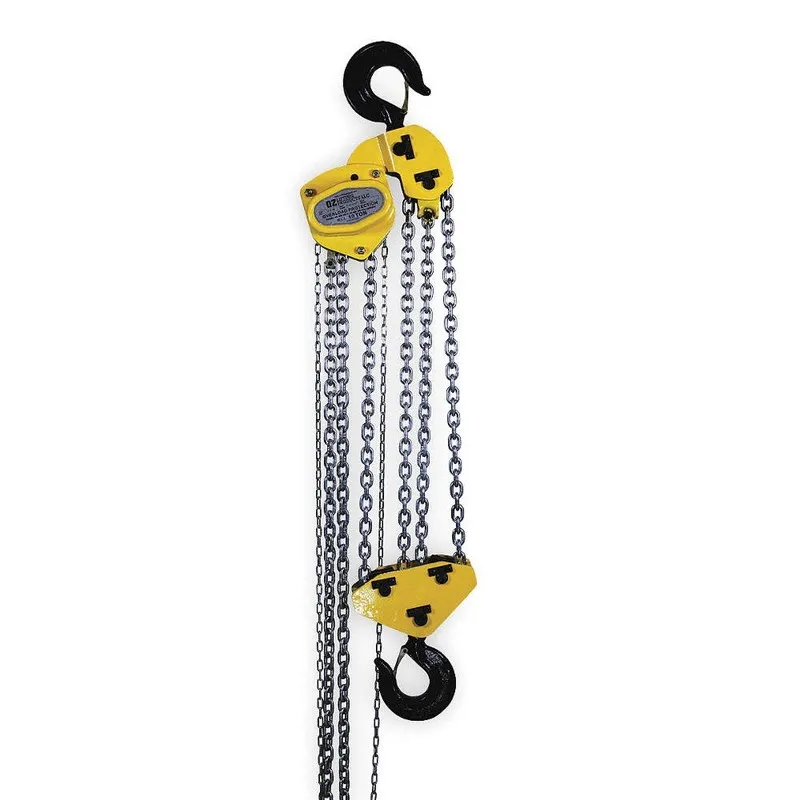Таль OZ Lifting Products Chain Hoist Load 10 Ton 20000 lb 10 ft Lift OZ100-10CHO — фото лота 1