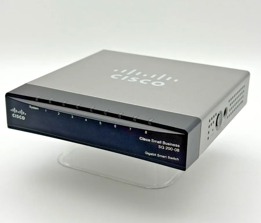 Коммутатор Cisco Small Business 8 Port Gigabit Smart Switch SG200-08