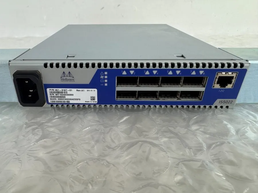 Коммутатор Mellanox IS5022 InfiniBand Switch 8-Port 40Gb/s QSFP QDR 1U Rackmount