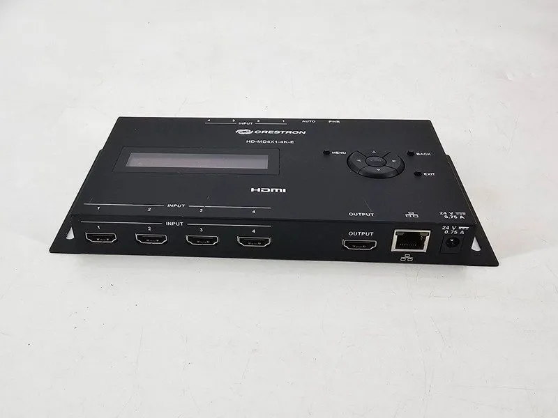 Видеокоммутатор Crestron 4x1 4K HDMI Switcher HD-MD4X1-4K-E
