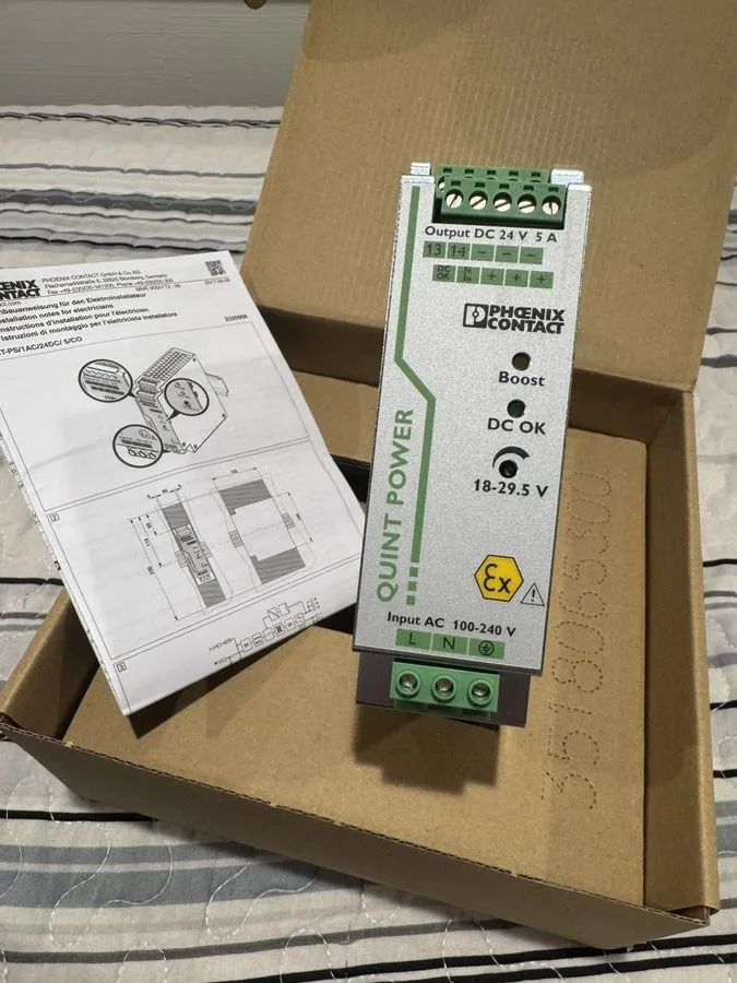 Блок питания Phoenix Contact 2320908 switching power supply QUINT-PS/1AC/24DC/ 5