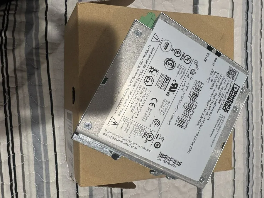 Блок питания Phoenix Contact 2320908 switching power supply QUINT-PS/1AC/24DC/ 5 — фото лота 2