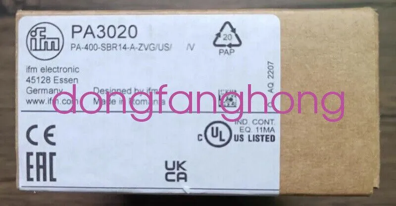 Датчик IFM PA3020 Pressure transmitter FedEX or DHL or UPS