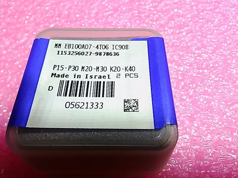 Режущий инструмент ISCAR MM EB100A07-4T06 Grade IC908 Carbide Ball Nose Milling  — фото лота 2
