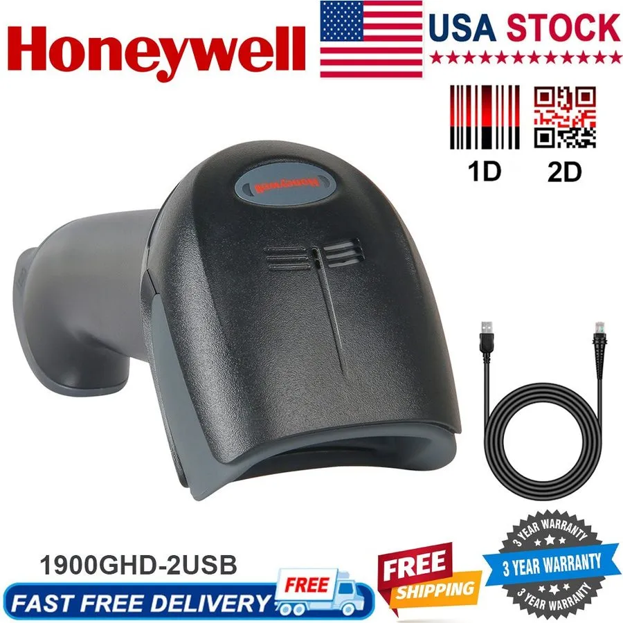 Сканер штрих-кода Honeywell 1900GHD-2USB Xenon 2D Area Imager Handheld USB Barco